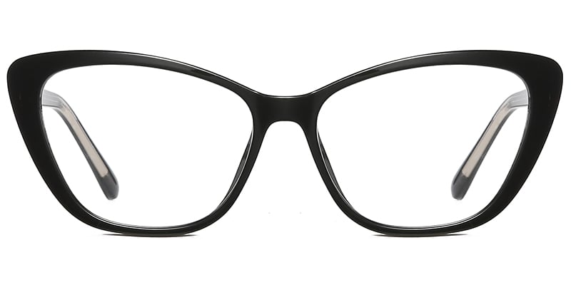 Cat Eye Blue Light Blocking Glasses black