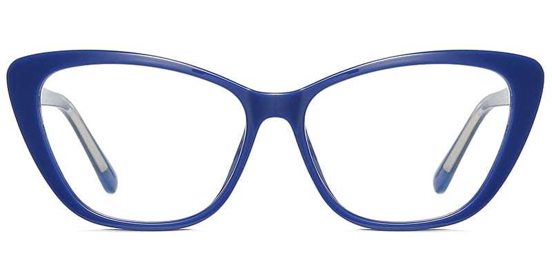 Cat Eye Blue Light Blocking Glasses blue