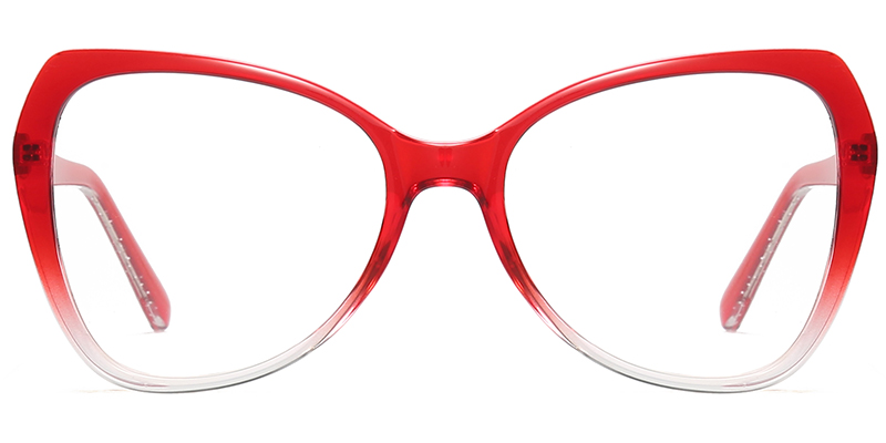 Butterfly Blue Light Blocking Glasses red