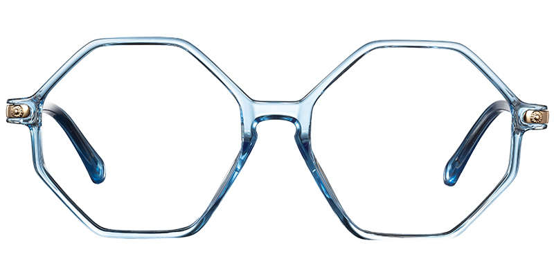 Geometric Blue Light Blocking Glasses blue