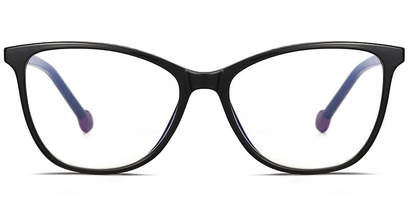 Cat Eye Blue Light Blocking Glasses black