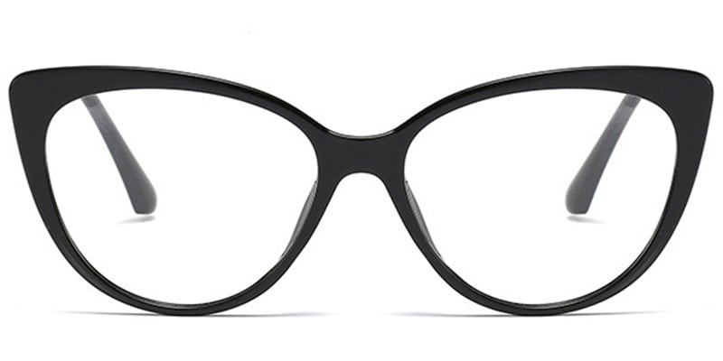 Cat Eye Blue Light Blocking Glasses black