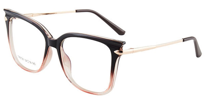 Cat Eye Blue Light Blocking Glasses black-pink