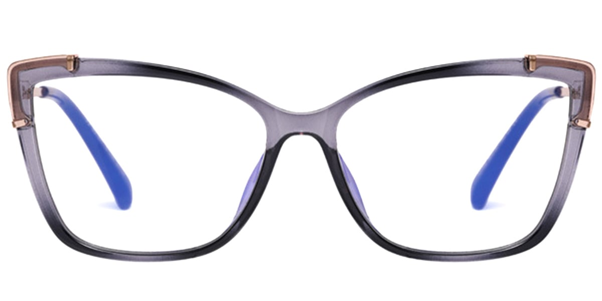 Cat Eye Blue Light Blocking Glasses gradient_grey