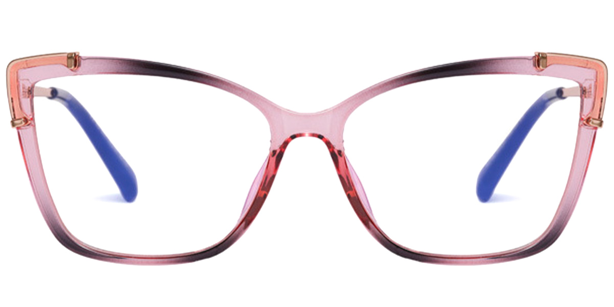 Cat Eye Blue Light Blocking Glasses gradient_pink