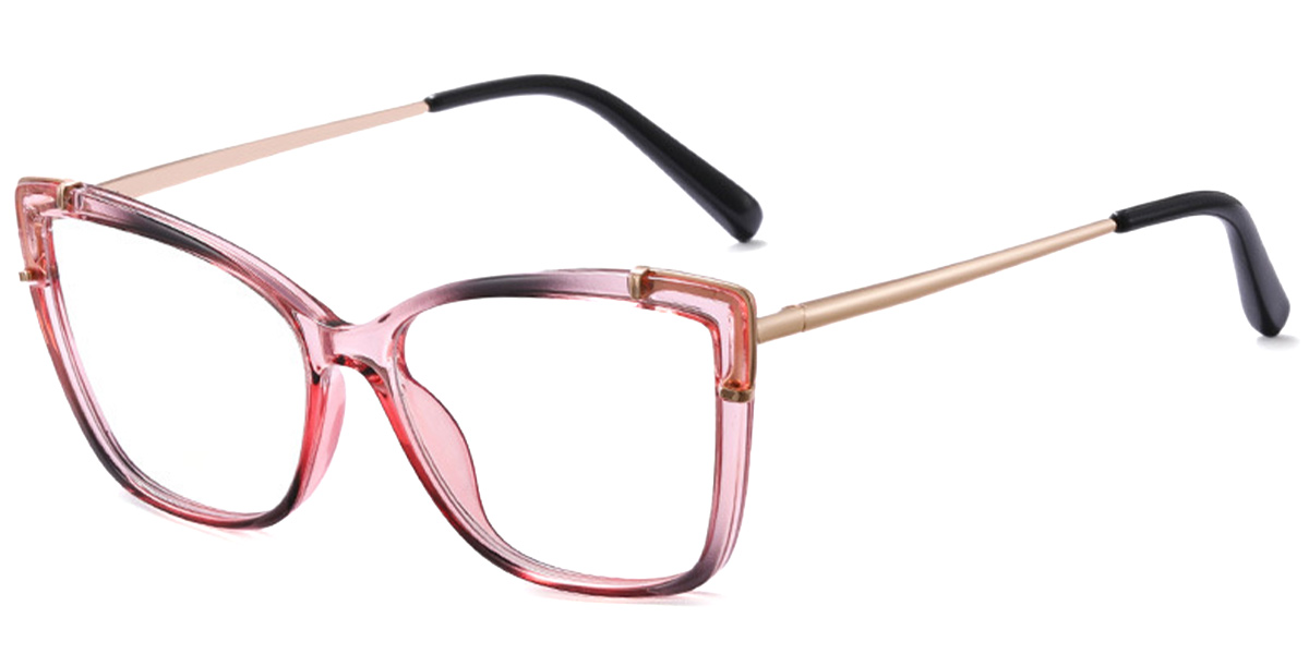 Cat Eye Blue Light Blocking Glasses gradient_pink