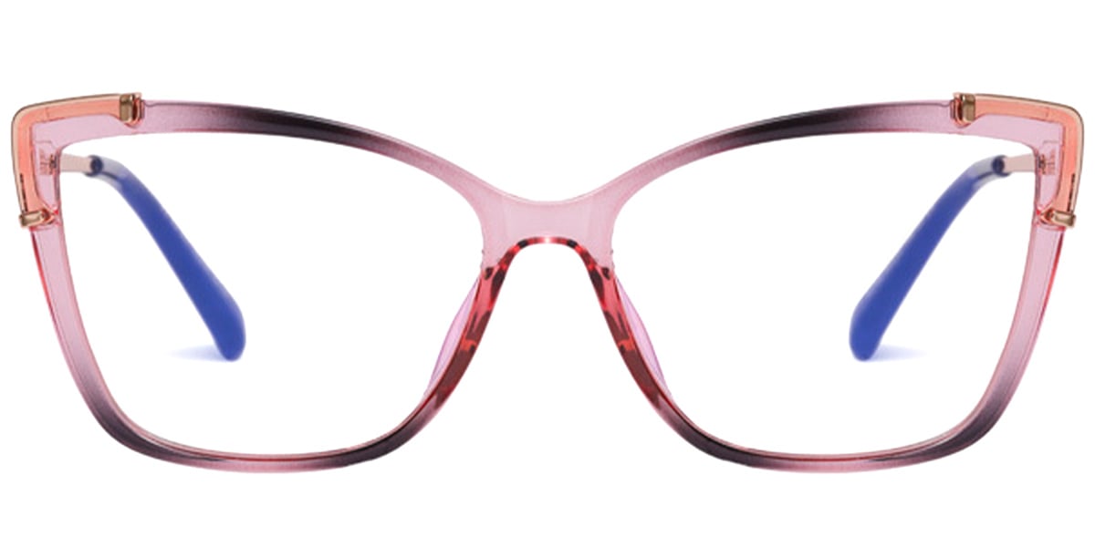 Cat Eye Blue Light Blocking Glasses gradient_pink