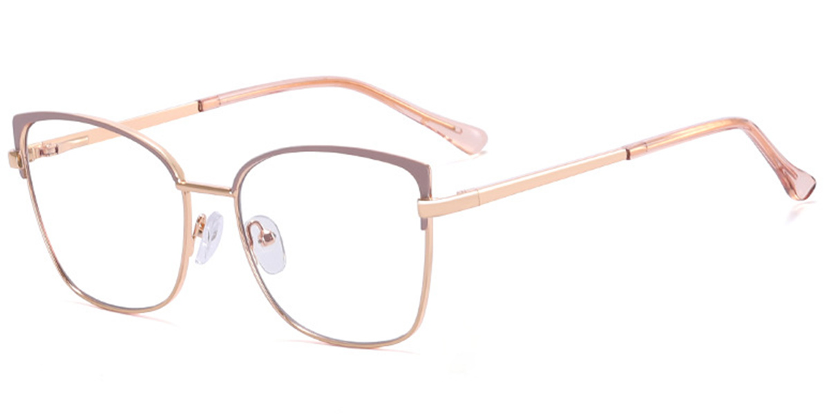 Rectangle Blue Light Blocking Glasses grey