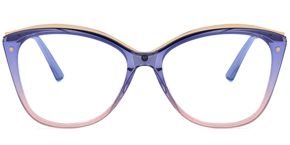 Oval Blue Light Blocking Glasses gradient_purple