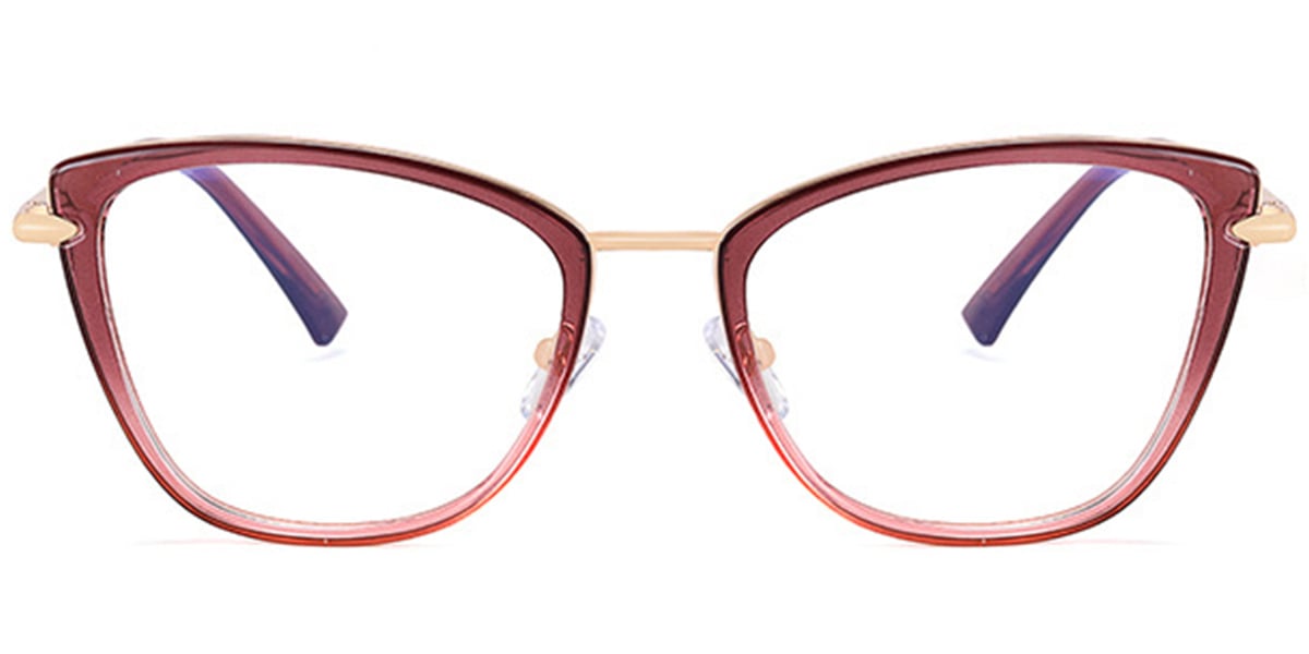 Cat Eye Blue Light Blocking Glasses gradient_pink