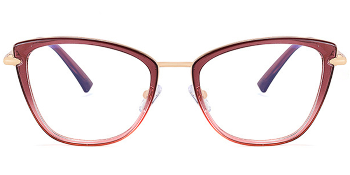 Cat Eye Blue Light Blocking Glasses gradient_pink