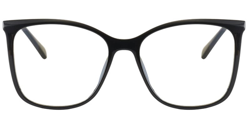 Square Blue Light Blocking Glasses black