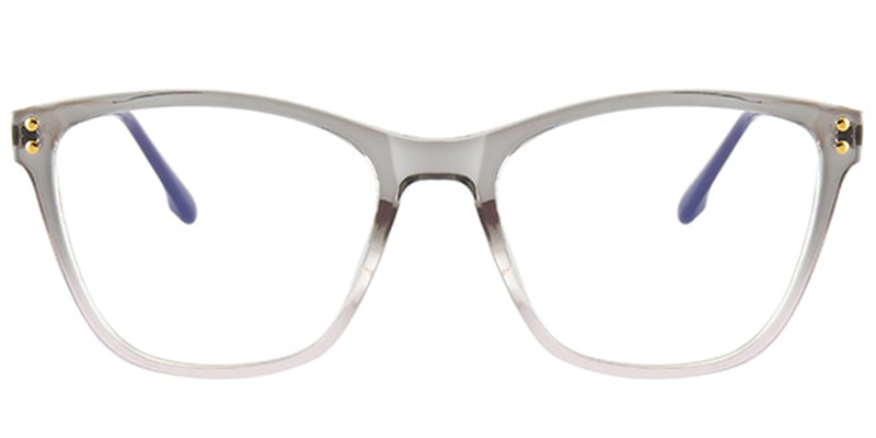 Square Blue Light Blocking Glasses grey