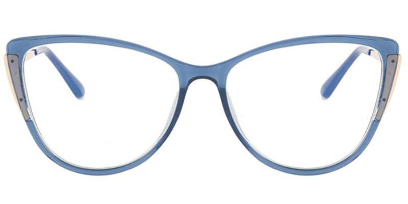 Cat Eye Blue Light Blocking Glasses blue