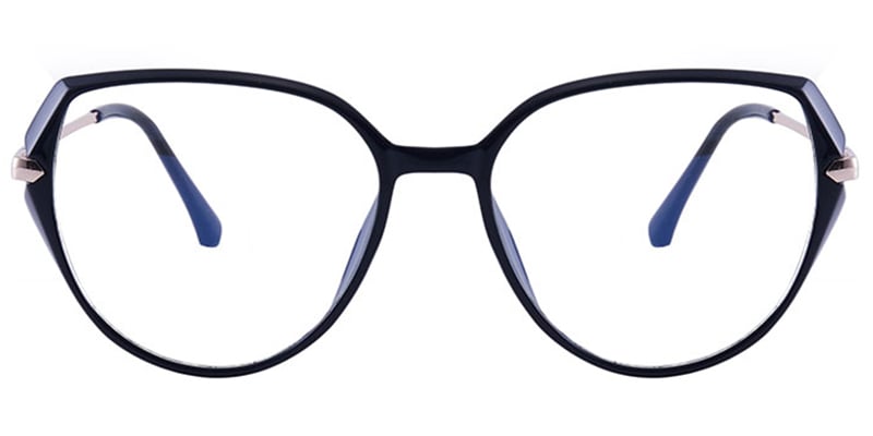 Rectangle Blue Light Blocking Glasses black