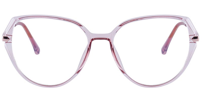 Rectangle Blue Light Blocking Glasses pink