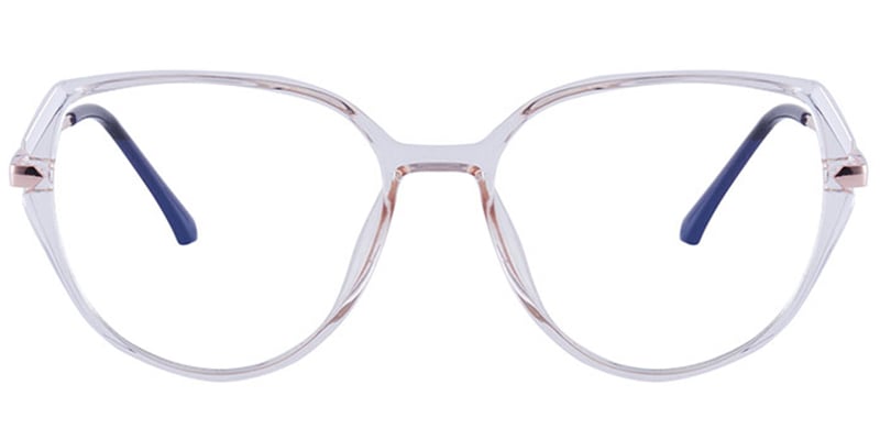 Rectangle Blue Light Blocking Glasses brown