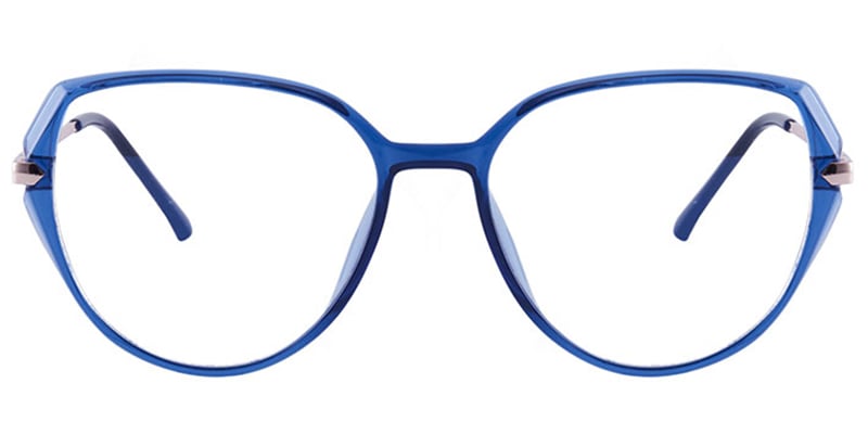 Rectangle Blue Light Blocking Glasses blue