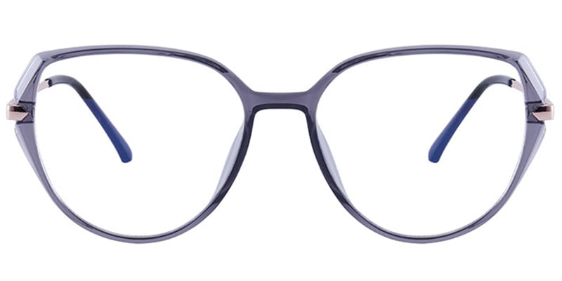 Rectangle Blue Light Blocking Glasses grey