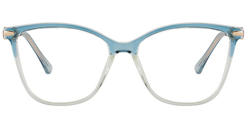 Rectangle Blue Light Blocking Glasses blue