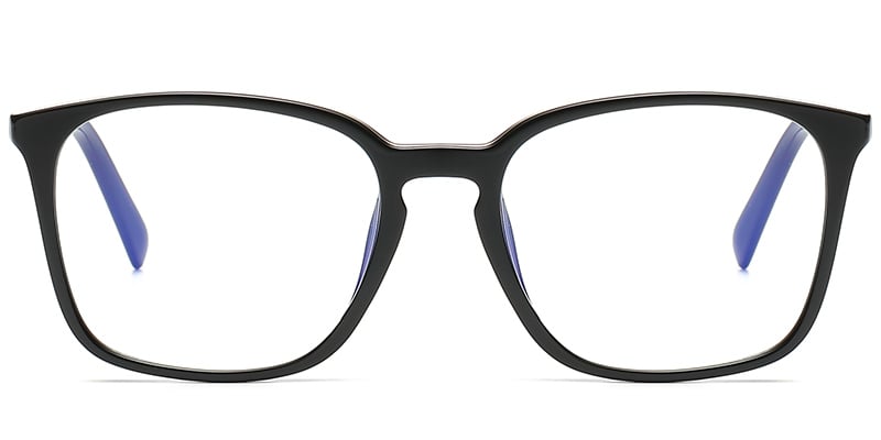 Square Blue light blocking glasses bright_black