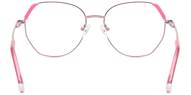 Cat Eye Blue light blocking glasses pattern-pink