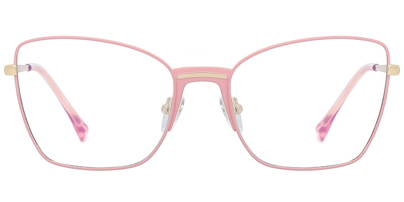 Cat Eye Blue light blocking glasses pink