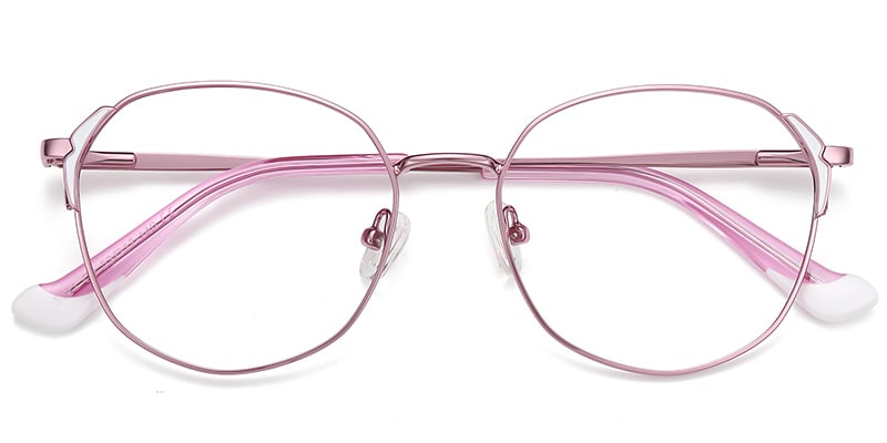 Cat Eye Blue light blocking glasses pink