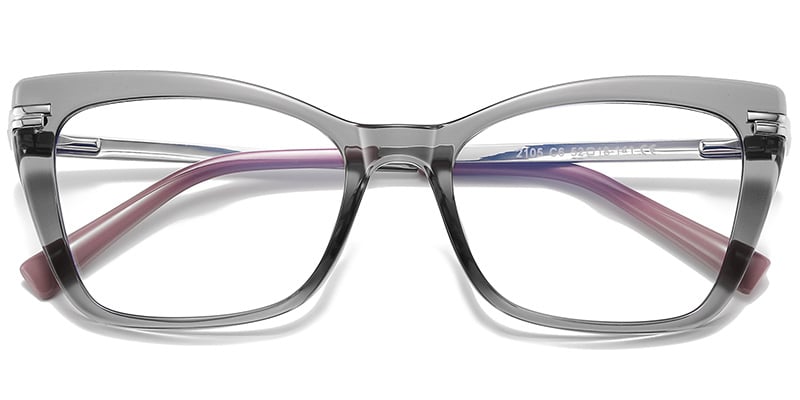 Cat Eye Blue light blocking glasses grey