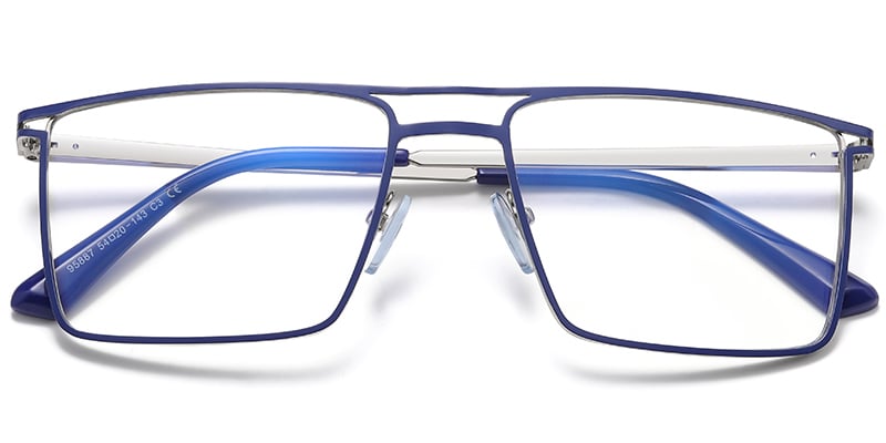 Oval Blue light blocking glasses blue