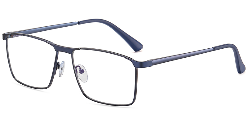 Rectangle Blue light blocking glasses blue