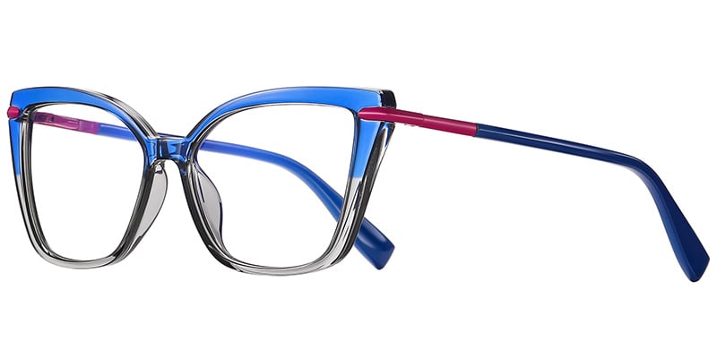 Cat Eye Blue light blocking glasses blue