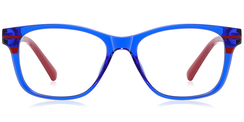 Rectangle Blue light blocking glasses blue