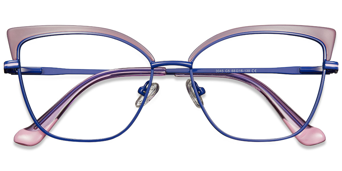 Cat Eye Blue light blocking glasses purple