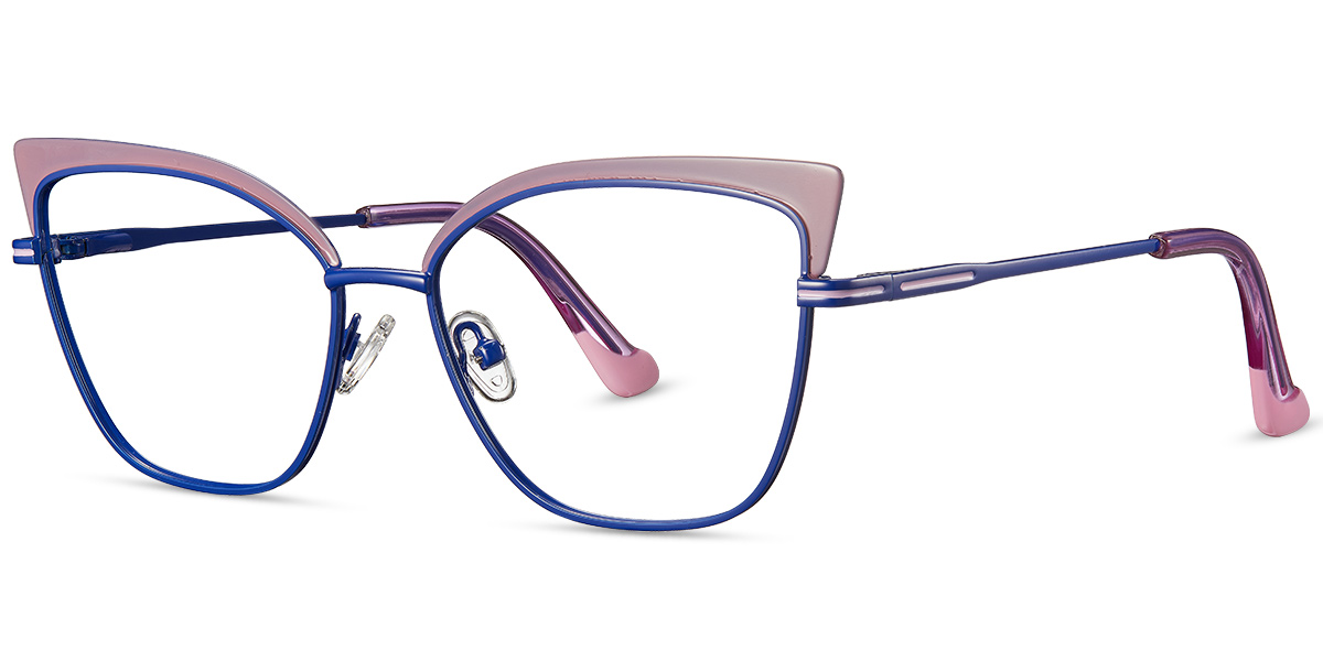 Cat Eye Blue light blocking glasses purple