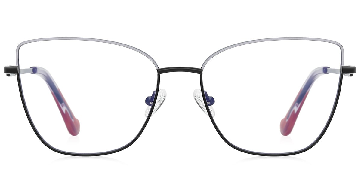 Cat Eye Blue Light Blocking Glasses white