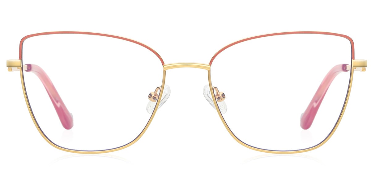 Cat Eye Blue Light Blocking Glasses pink