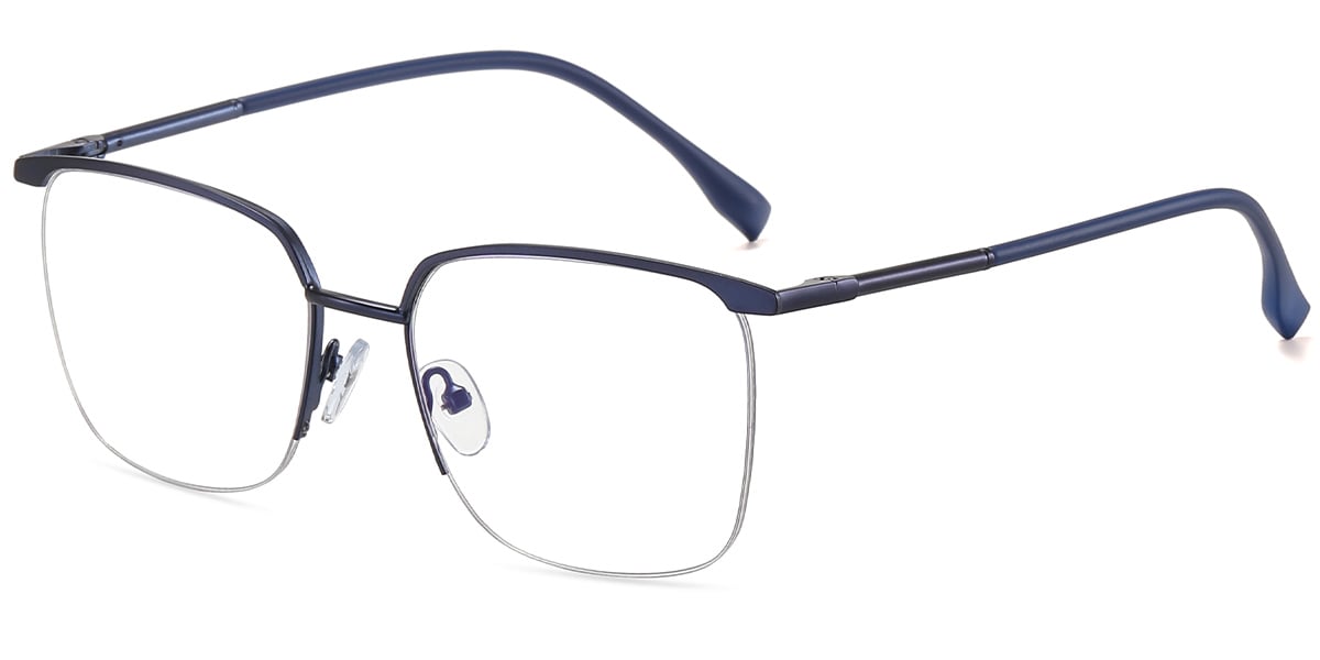 Square Blue Light Blocking Glasses blue