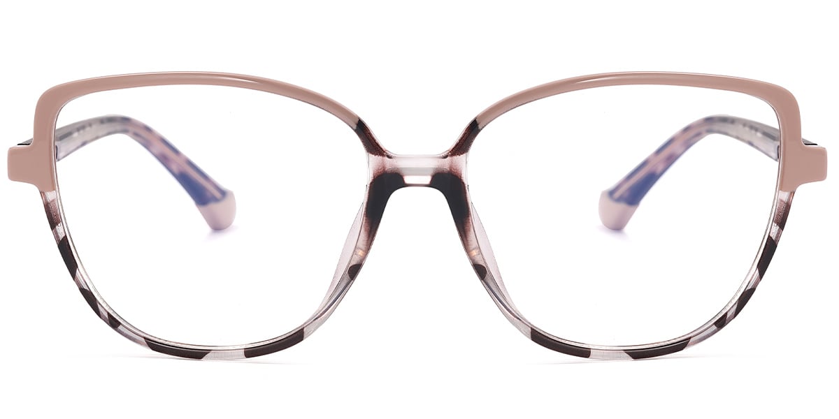 Square Blue Light Blocking Glasses translucent-tortoiseshell