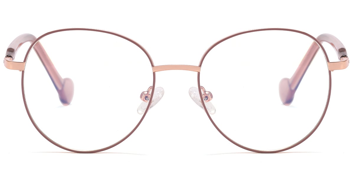 Square Blue Light Blocking Glasses rose