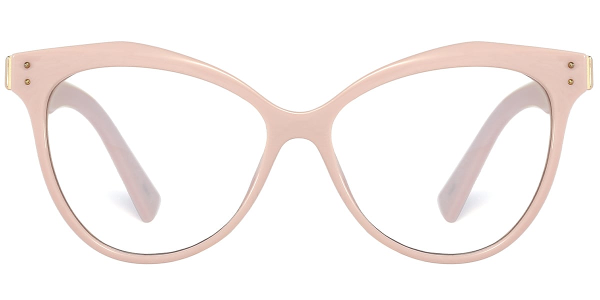 Geometric Blue Light Blocking Glasses pink