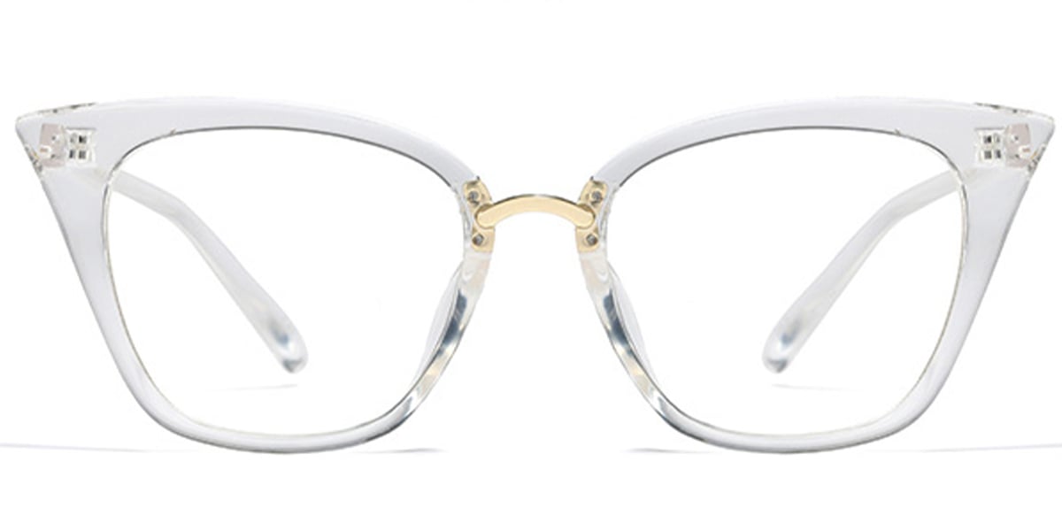 Cat Eye Blue Light Blocking Glasses translucent