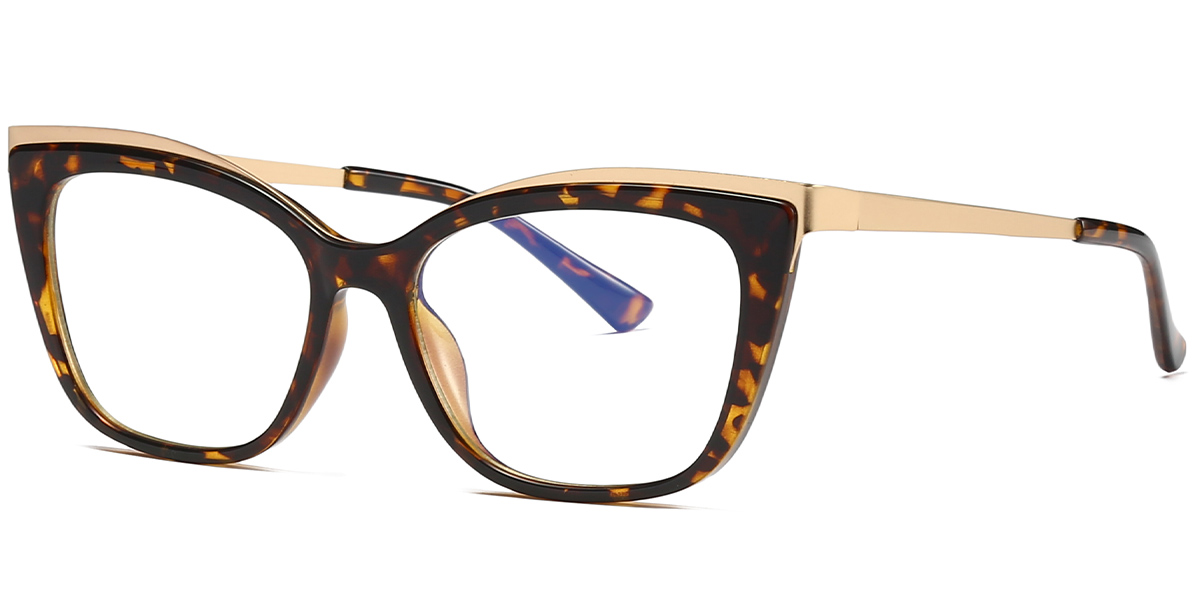 Cat Eye Blue Light Blocking Glasses tortoiseshell