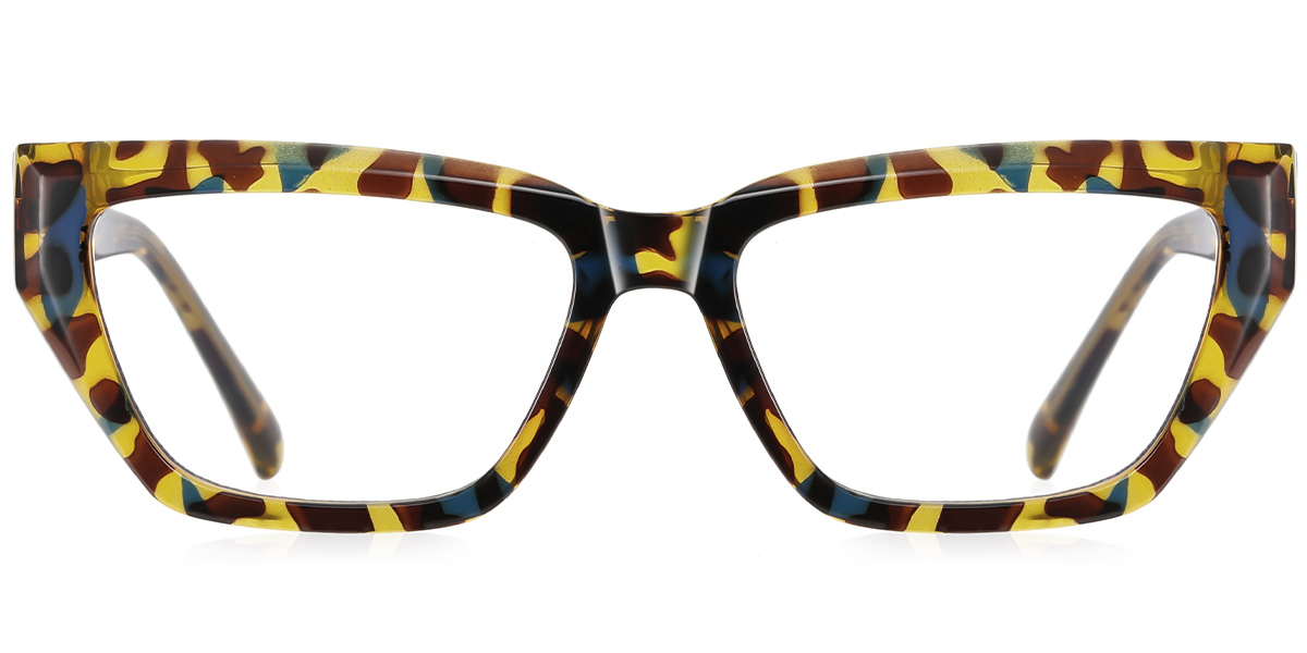 Square Blue Light Blocking Glasses tortoiseshell