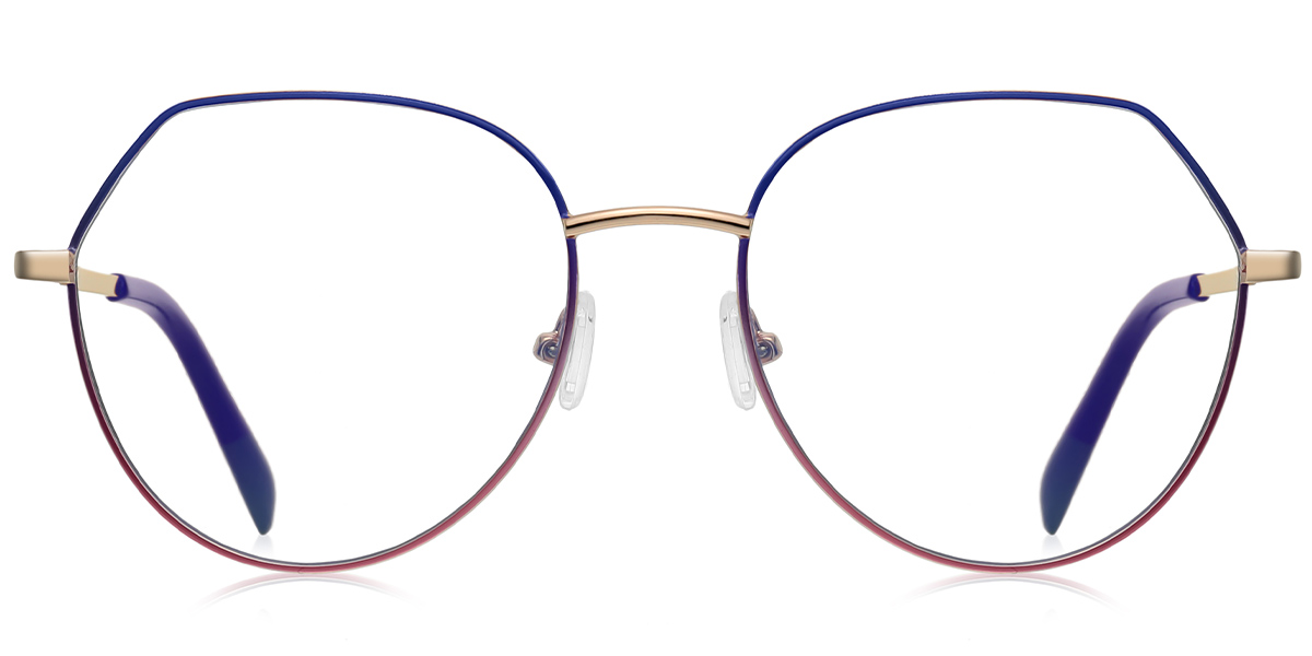 Geometric Blue Light Blocking Glasses 