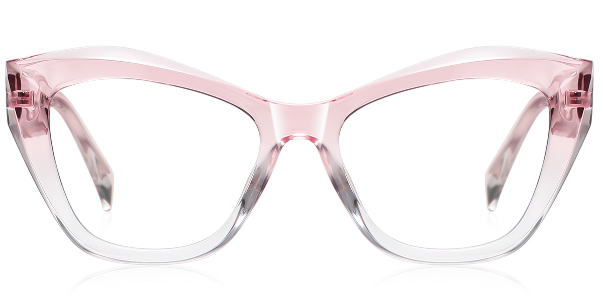 Square Blue Light Blocking Glasses gradient_pink