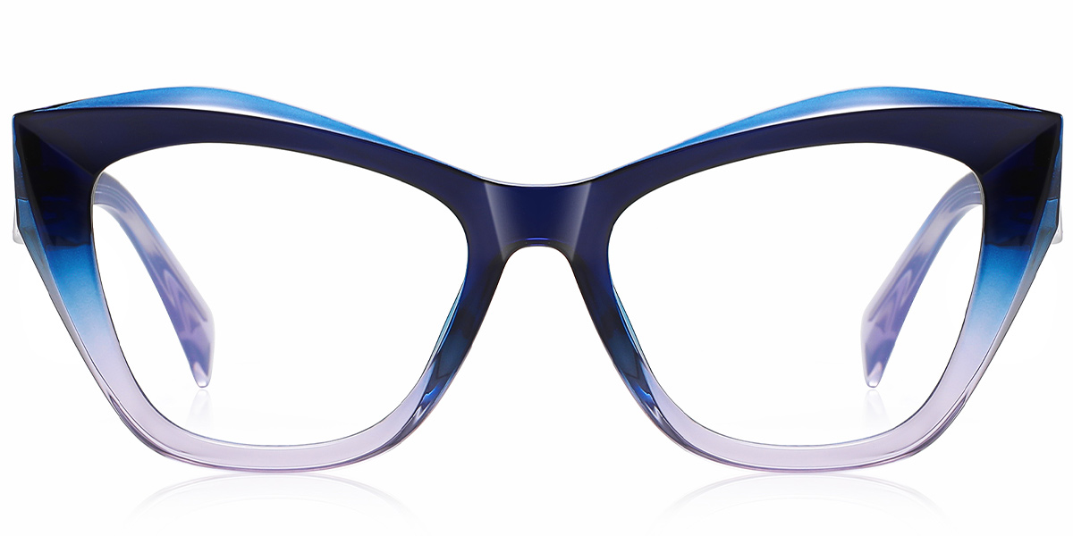 Square Blue Light Blocking Glasses gradient_blue