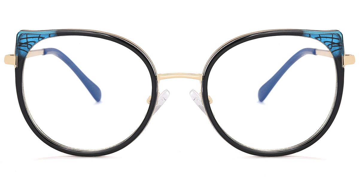 Oval Blue Light Blocking Glasses 