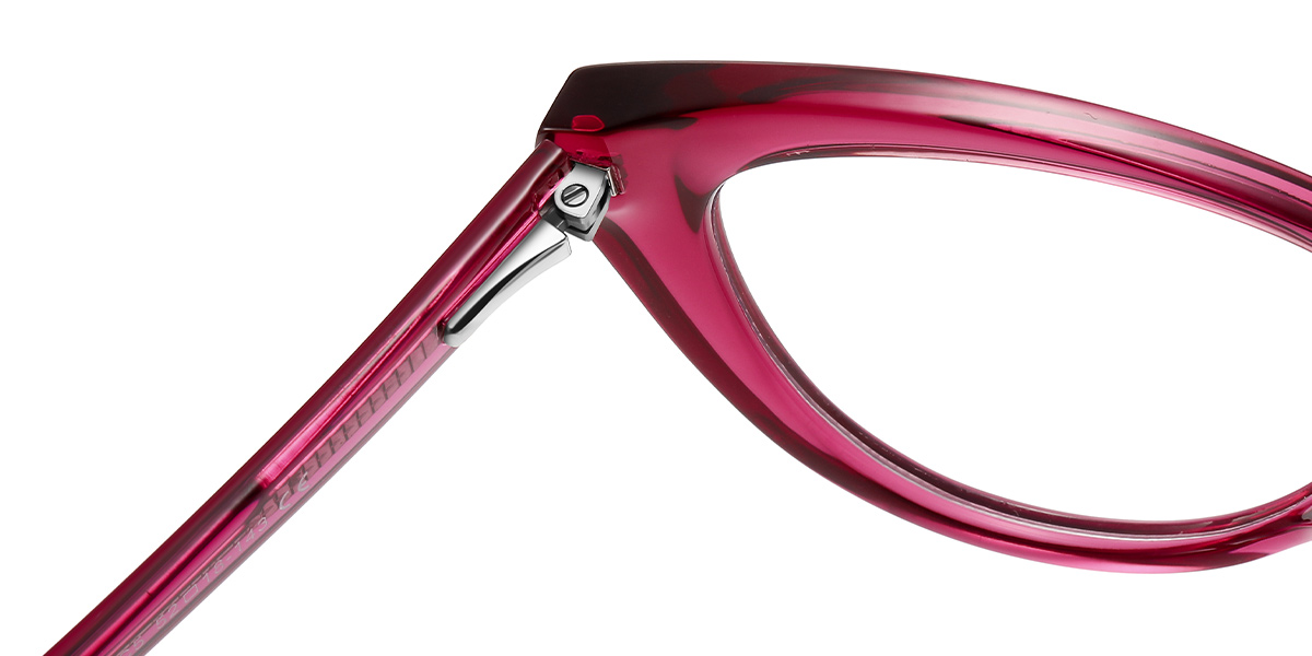 Cat Eye Blue Light Blocking Glasses translucent-rose