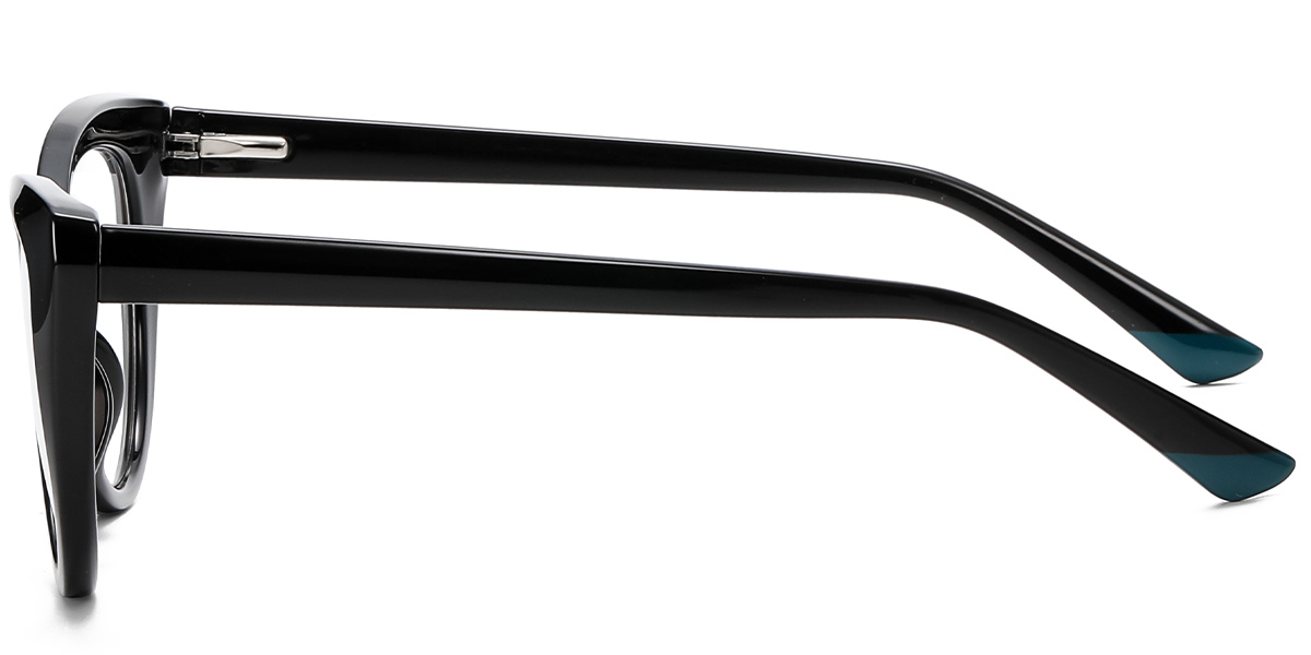Cat Eye Blue Light Blocking Glasses black